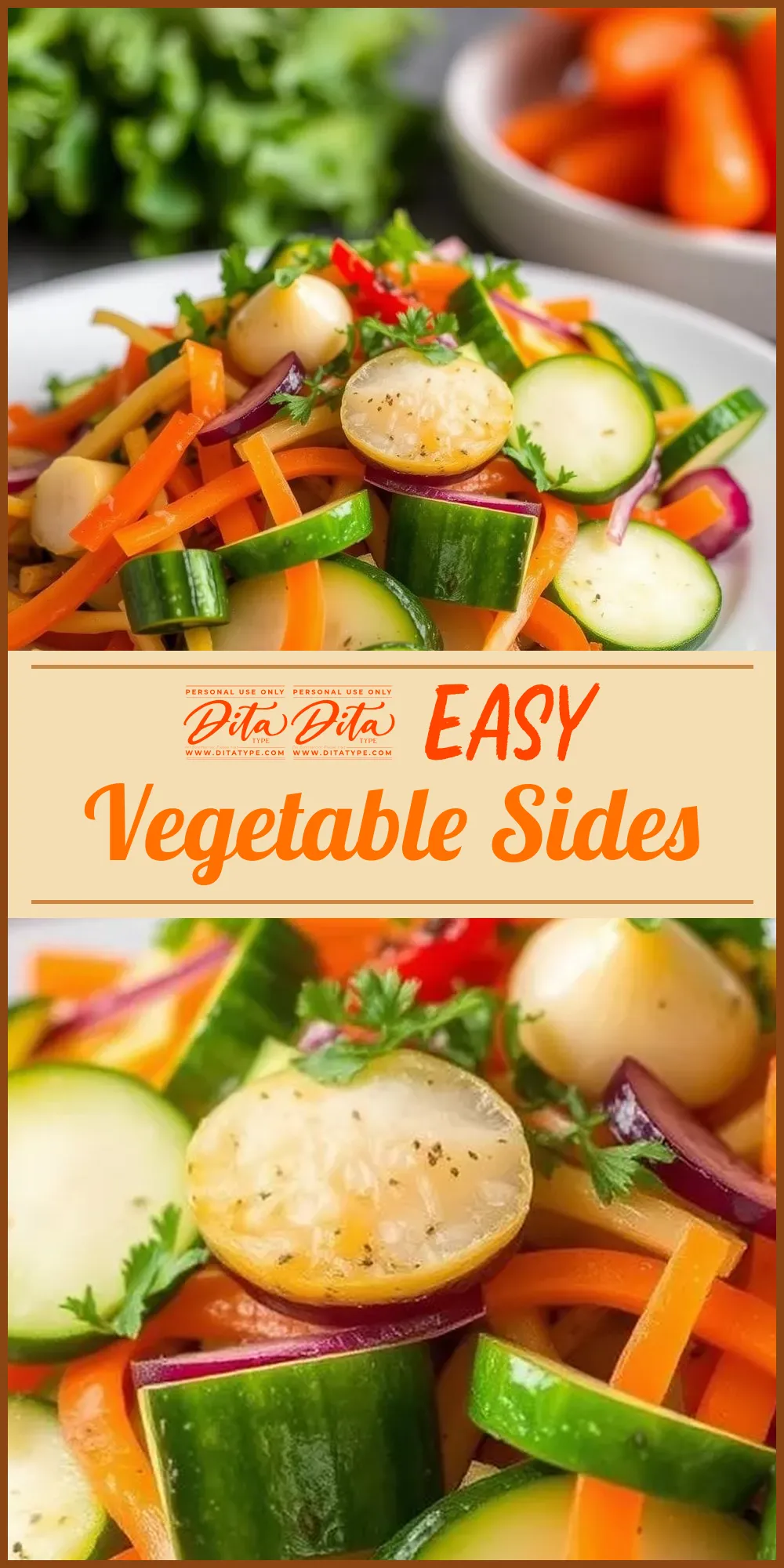 24 Easy Vegetable Sides Vertical Photo