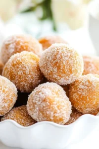 Baked Pumpkin Spice Donut Holes Photo
