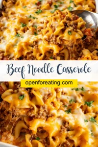 Beef Noodle Casserole Vertical Photo