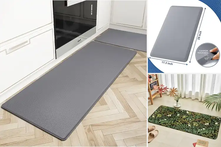Detailed view of 10 Best 0.4 Inch Thick Kitchen Mats for Comfort