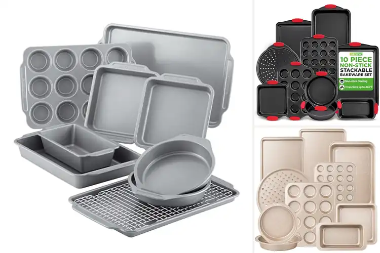 Detailed view of Best 10Piece Bakeware Sets: Durable, Nonstick, Easy Cleanup