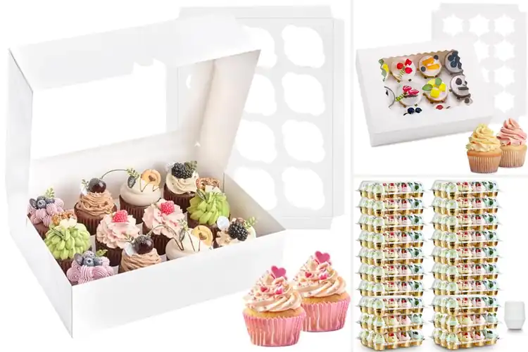 Detailed view of Best 12 Cupcake Capacity Boxes for Secure, Stylish Transport