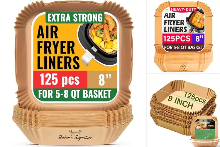 Detailed view of 10 Best 5-8 Qt Air Fryer Liners — Easy Cleanup