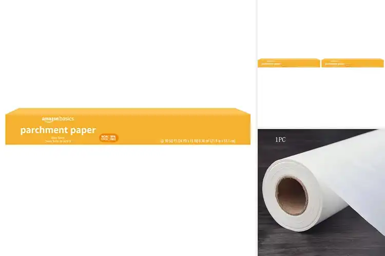 Detailed view of Best 90 Sq Ft Parchment Roll: Bake Cleaner, Easier, Smarter