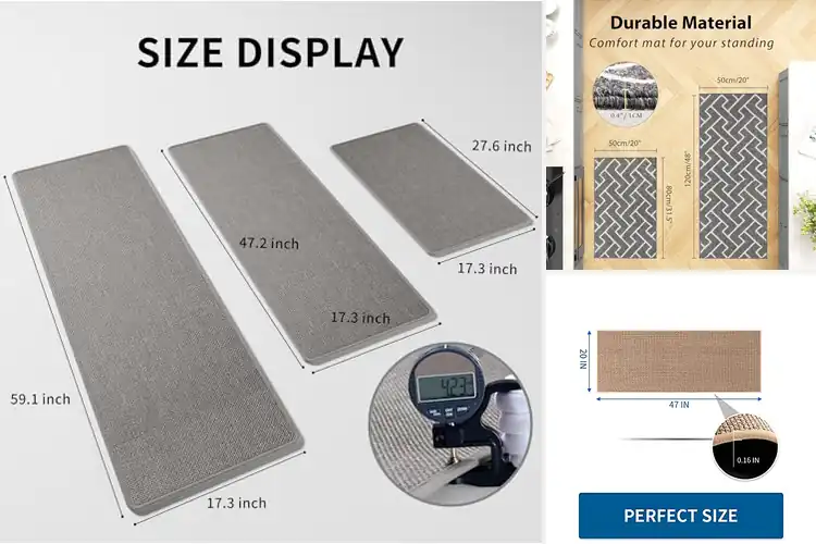 Detailed view of 10 Best Absorbent Kitchen Runner Mats for Dry, Safe Floors