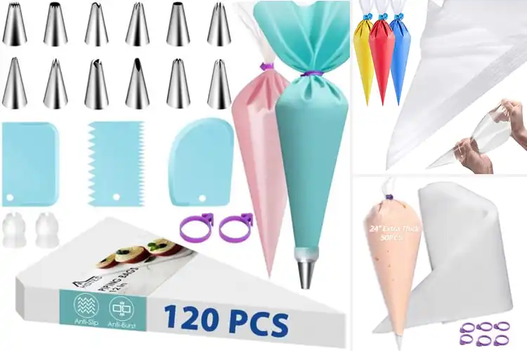 Detailed view of Best Affordable Piping Bags Bundle