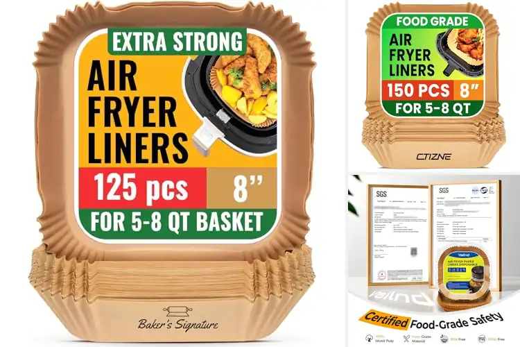 Detailed view of Best Air Fryer Disposable Paper