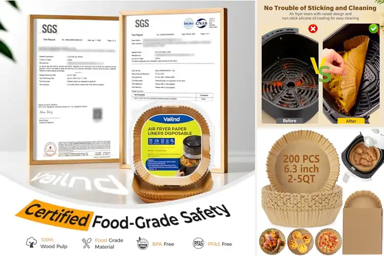 Detailed view of Best Air Fryer Liners for Microwave