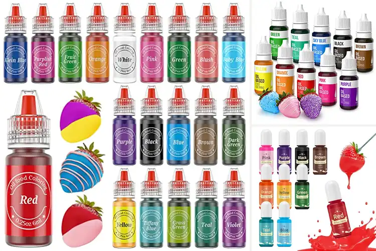 Detailed view of Best Allergen Free Oil Based Food Coloring For Baking