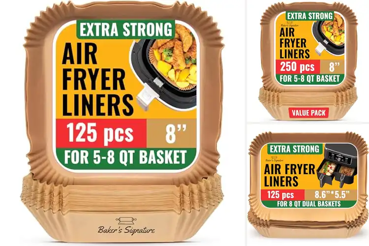 Detailed view of 10 Best Bakers Signature Air Fryer Liners: Easy Clean