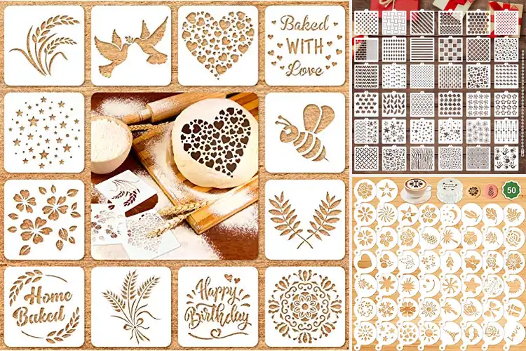 Detailed view of Best Baking Stencils