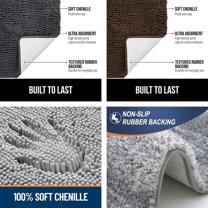 10 Best Bathroom Mats for Comfort & Safety