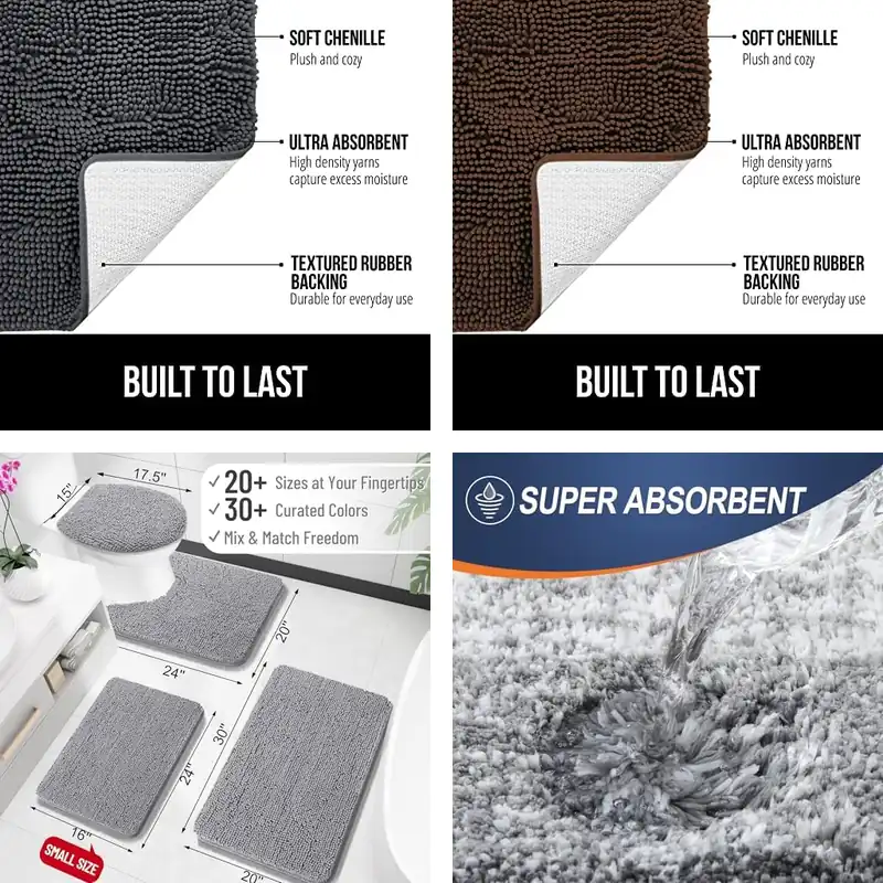 10 Best Bathroom Rugs for Comfort and Style at Home