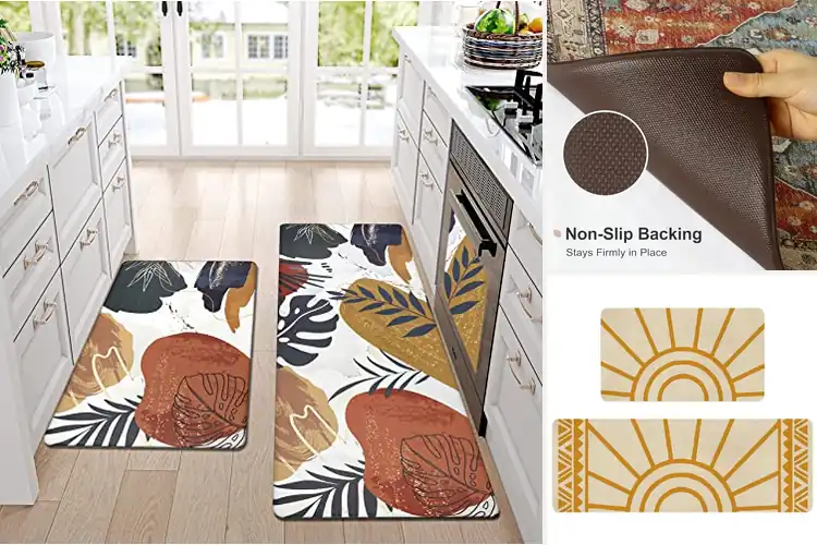 Detailed view of 10 Best Boho Kitchen Mats for Style and Comfort