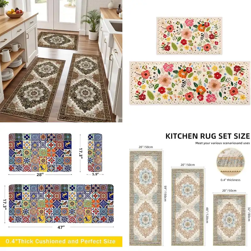 10 Best Boho Kitchen Rugs Sets to Warm Up Your Space