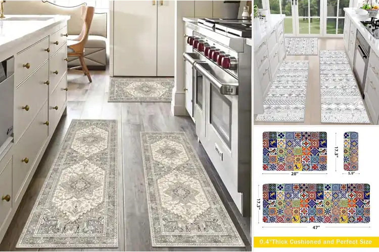 Detailed view of 10 Best Boho Style Kitchen Rugs to Elevate Your Space