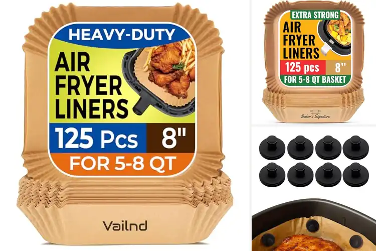 Detailed view of 10 Best BPA-Free Air Fryer Paper Liners: No Mess Easy Clean