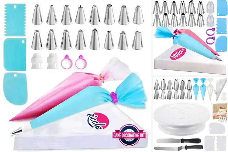 Detailed view of Best Cake Decorating Kit With Tips