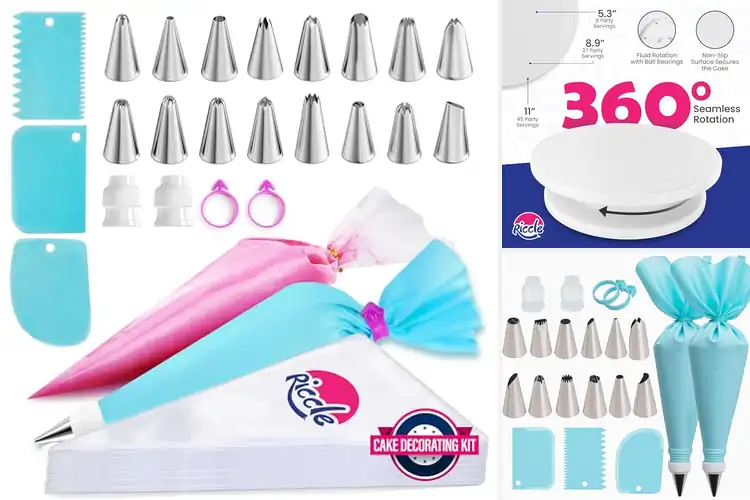 Detailed view of 10 Best Cake Icing Supplies: Durable, Easy-to-Clean Kits