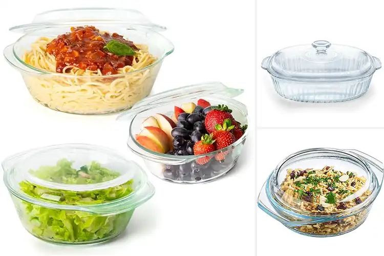 Detailed view of Best Clear Covered Casserole With Lid