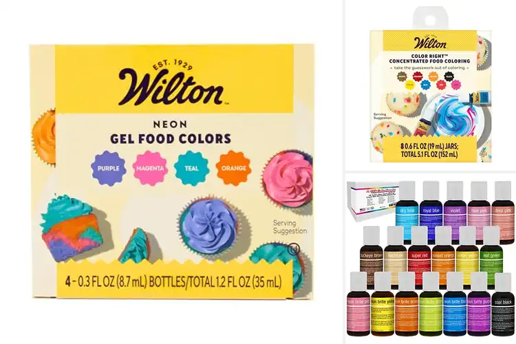 Detailed view of Best Colorings for Cake Batters