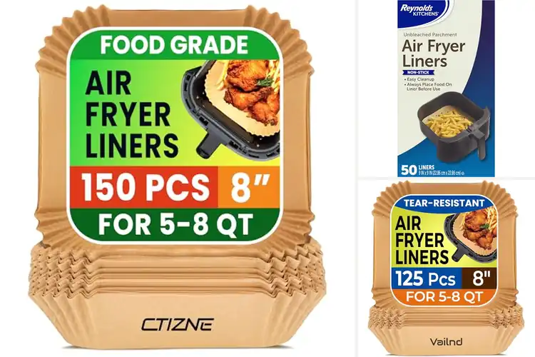 Detailed view of Best Cooking Liners for Air Fryers