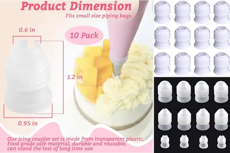 Detailed view of 10 Best Couplers And Tips: Transform Your Baking Today
