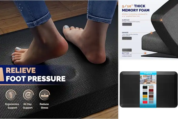 Detailed view of 10 Best Cushioned Standing Mats for All-Day Comfort