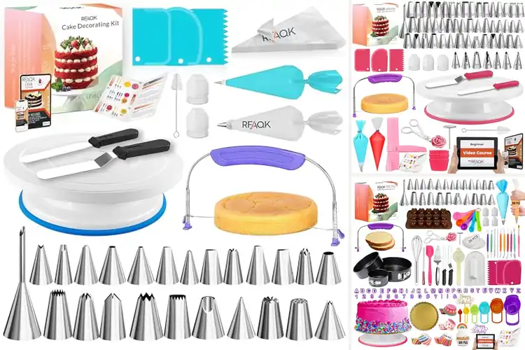 Detailed view of Best Decorating Gift Kit: Create Stunning Cakes with Ease