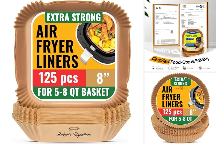 Detailed view of 10 Best Disposable Air Fryer Liners For Quick Cleanup