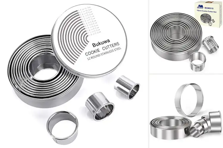 Detailed view of Best Donut Cutter Ring Molds