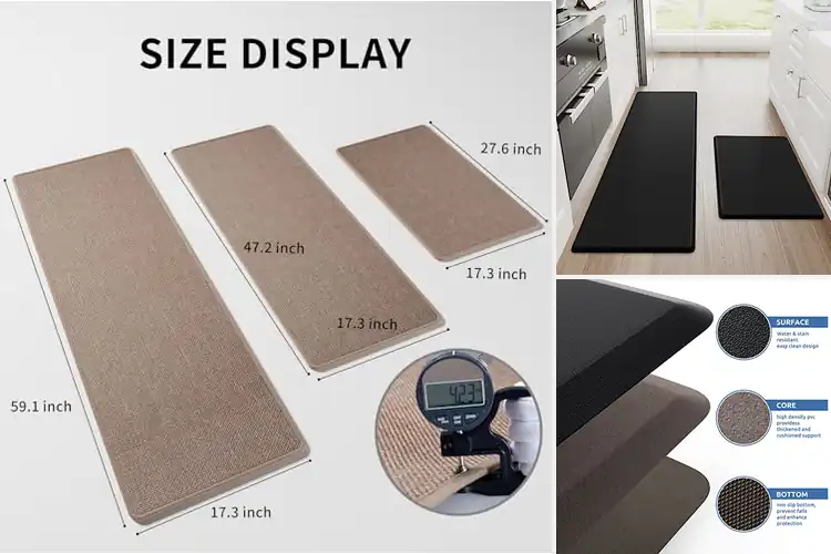 Detailed view of 10 Best Easy-Clean Kitchen Floor Mats: Hassle-Free Top Picks