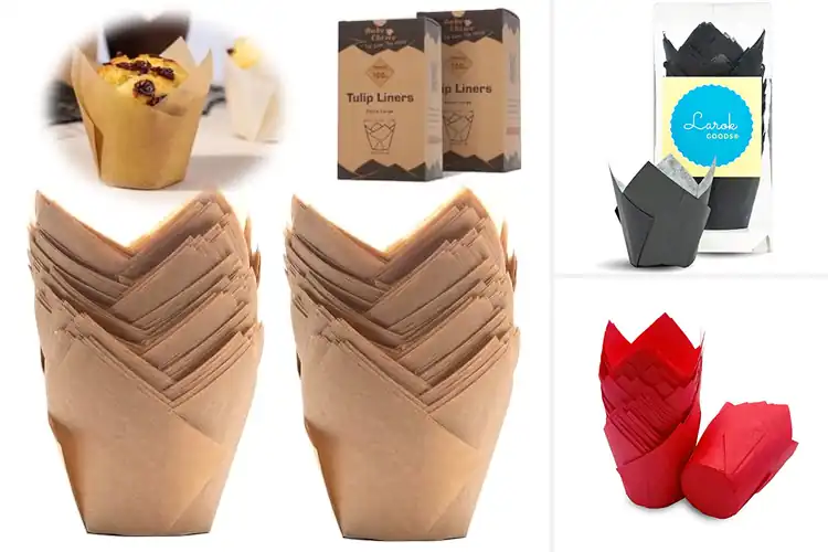 Detailed view of Best Easy Unfolding Tulip Cupcake Liners