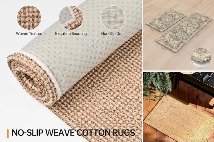 Detailed view of 10 Best Eco Friendly Kitchen Rugs for Style & Comfort