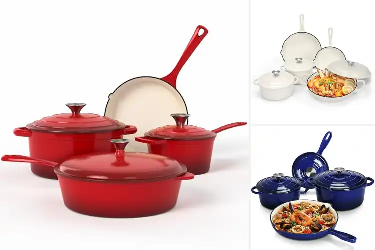 Detailed view of Best Enameled Cookware Sets