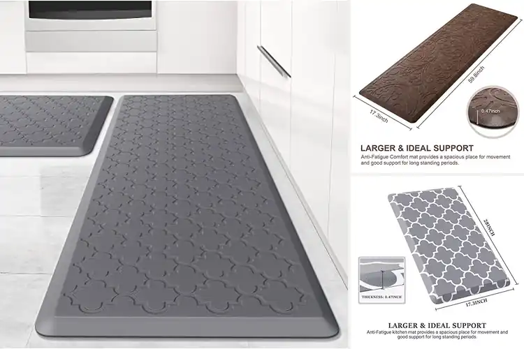 Detailed view of 10 Best Ergonomic Kitchen Rugs for Comfort While Cooking