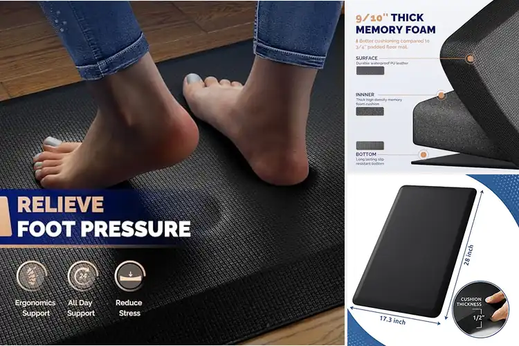 Detailed view of 10 Best Ergonomic Mats for All-Day Comfort & Energy