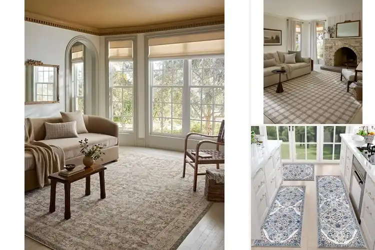 Detailed view of 10 Best Farmhouse Kitchen Rugs to Transform Your Space
