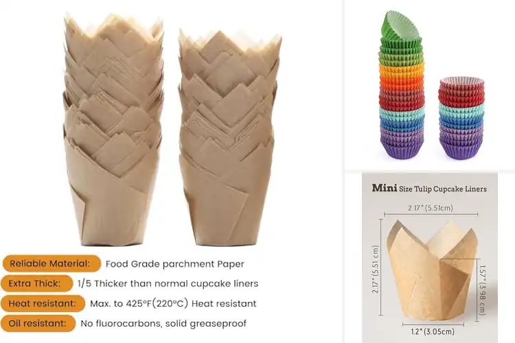 Detailed view of 8 Best FDA-Approved Cupcake Liners for Safe Baking