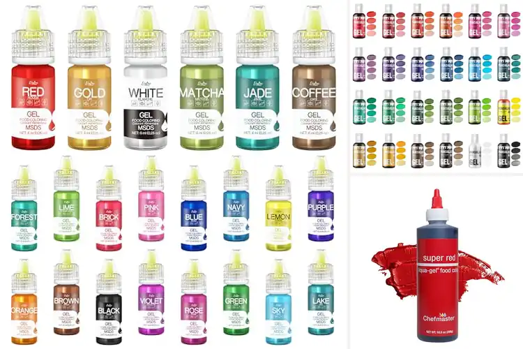 Detailed view of 10 Best Fondant Colourings for Vibrant Cake Decor