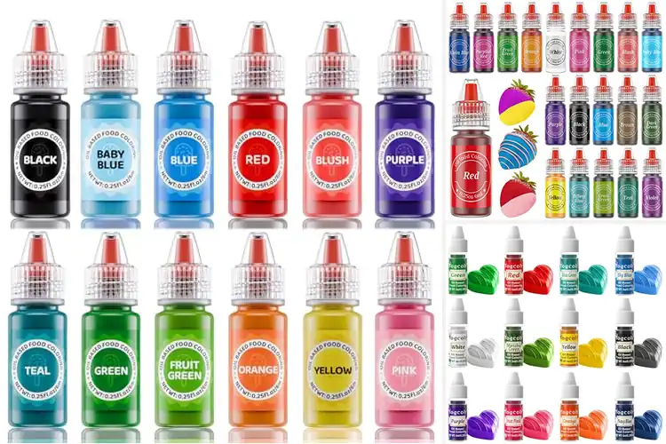 Detailed view of Best Food Colorings for Chocolate: Top 10 Bold, Safe Picks