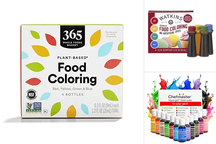 Detailed view of 10 Best Food Colorings for Vibrant Baking Delights