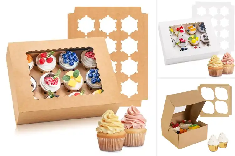 Detailed view of Best Food Safe Paper Cupcake Boxes