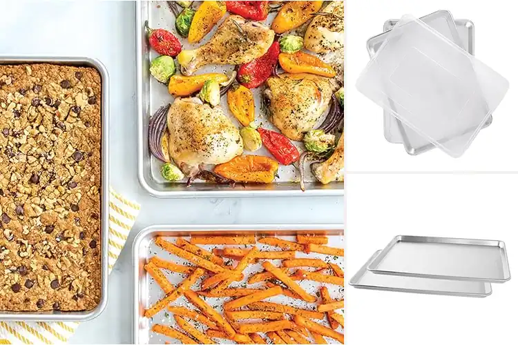 Detailed view of 10 Best Galvanized Rim Sheet Pans for Perfect Baking