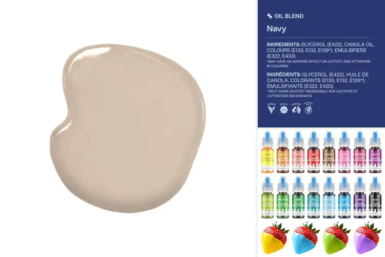 Detailed view of 10 Best Ganache Colorings for Vibrant Treats