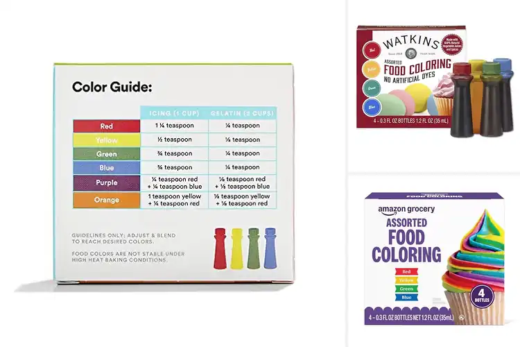 Detailed view of 10 Best Gluten Free Food Colorings: Vibrant, Plant-Based