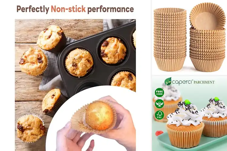 Detailed view of Best Heat Resistant Cupcake Liners 220C