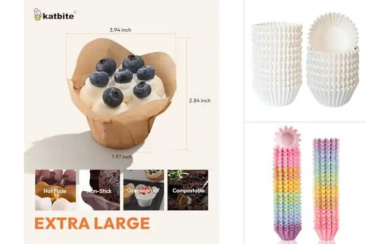 Detailed view of 10 Best Heat-Resistant Cupcake Liners for Perfect Baking