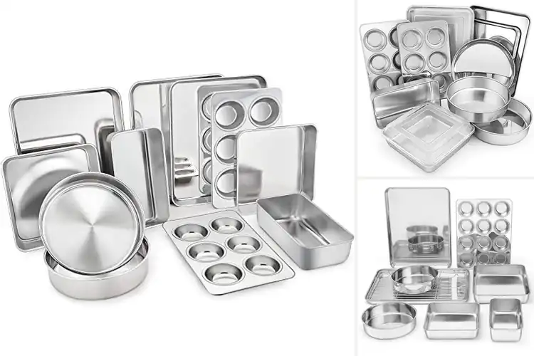 Detailed view of Best Heavy Duty Steel Bakeware Sets