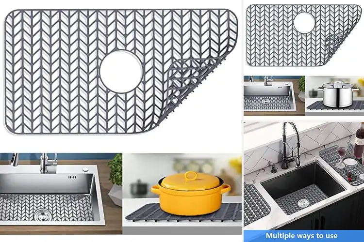 Detailed view of 10 Best Kitchen Sink Mats to Protect Your Sink and Dishes
